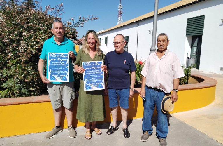 El Ayuntamiento presenta la segunda edición de la ‘Fiesta en Blanco para Mayores’ que tendrá lugar el próximo 24 de julio