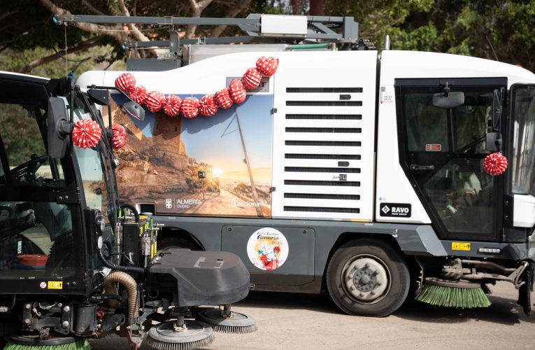 Almería refuerza el dispositivo de limpieza y reciclaje para la Feria 2025 con más personal, papeleras y contenedores selectivos