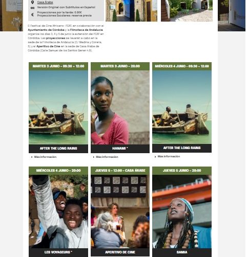 El Festival de Cine Africano- FCAT
