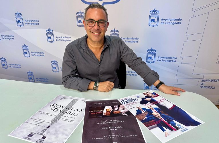 La Concejalía de Cultura presenta la programación teatral de otoño en Fuengirola con tres interesantes propuestas