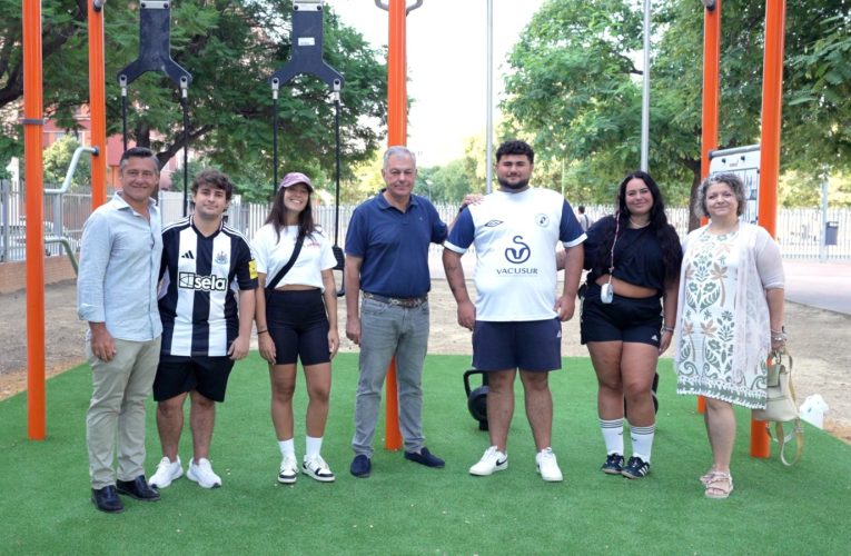 El Gobierno de Sanz pone a punto el Parque de Contadores con Calistenia de última generación y renovación del pavimento y cerramientos de todo el espacio