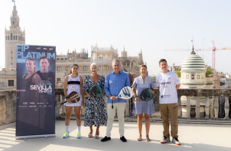 El alcalde Sanz preside la presentación del Cupra FIP Platinum, que convertirá a Sevilla en la única ciudad española en acoger un torneo de esta categoría