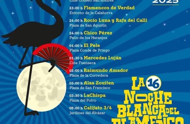 ¡Vuelve la Noche Blanca del Flamenco a Córdoba!