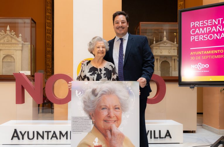 El Ayuntamiento estrena una campaña con motivo del Día de las Personas de Edad, protagonizada por Guadalupe Fiñana, Abuela de Dragones