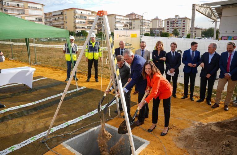 El alcalde Sanz coloca la primera piedra del Residencial Algodonera, promoción de viviendas de Emvisesa — Actualidad
