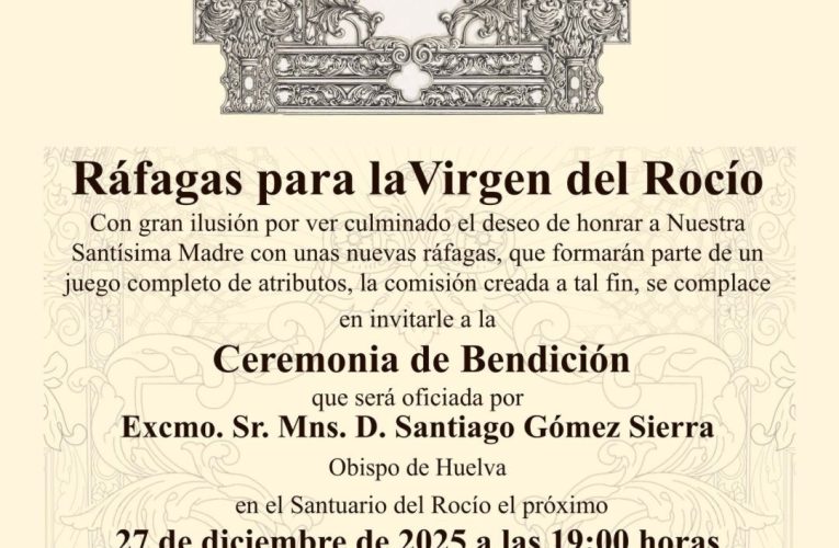 Sabatina y Bendición nuevos atributos para la Virgen