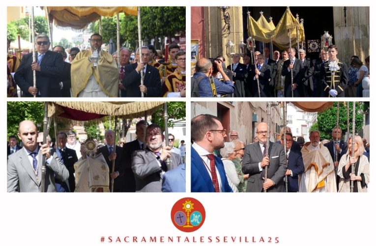 CUATRO PROCESIONES EUCARÍSTICAS SALEN EL DOMINGO 1 DE JUNIO – Consejo General de Hermandades y Cofradías de la Ciudad Sevilla