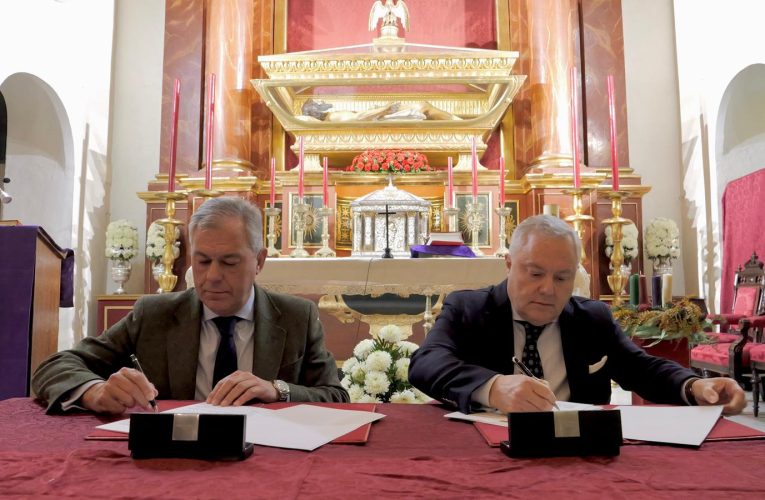 El alcalde Sanz firma un convenio para subvencionar la segunda fase de las obras en la iglesia de San Gregorio — Actualidad