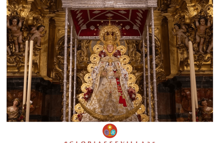 HOY, 22 DE DICIEMBRE, PROCESIONA LA VIRGEN DEL ROCÍO DESDE LA IGLESIA DEL DIVINO SALVADOR