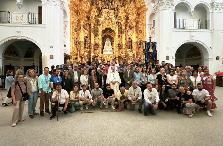Misa de la asociación rociera ‘La Libertad’, del Centro Penitenciario de Huelva
