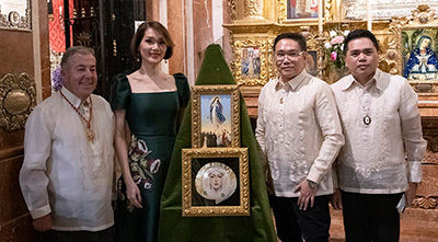 Visita de nuestra hermana Geraldine Román Batista, ex senadora de Filipinas