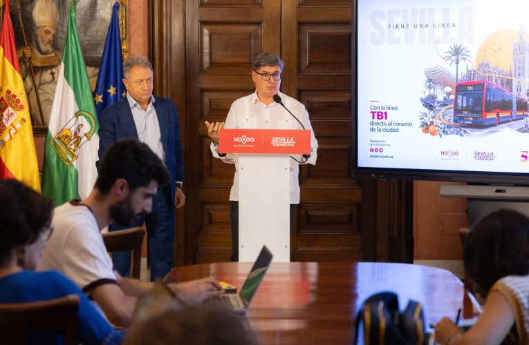 El Ayuntamiento pondrá en funcionamiento la línea completa TB1, en su ampliación desde Santa Justa a la Plaza del Duque, el próximo 28 de septiembre