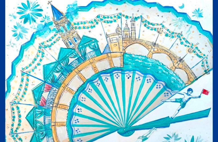 El alcalde Sanz presenta el cartel de la Velá de Santa Ana 2026, obra de la artista María Tapia — Actualidad