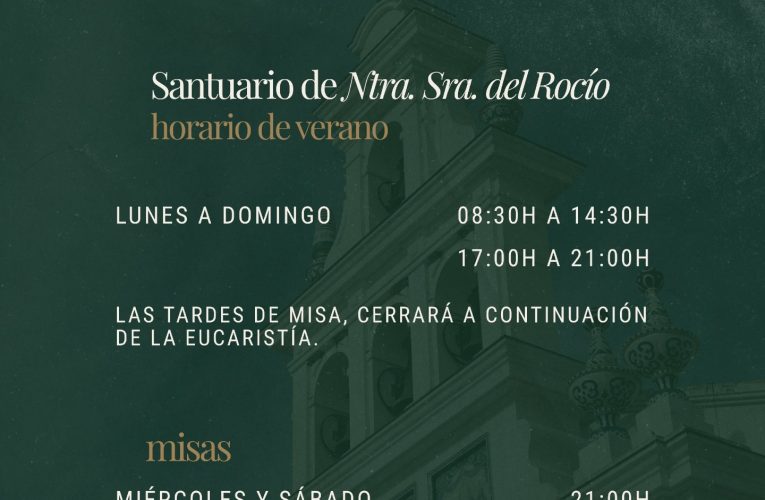 Horario del Santuario del Rocío